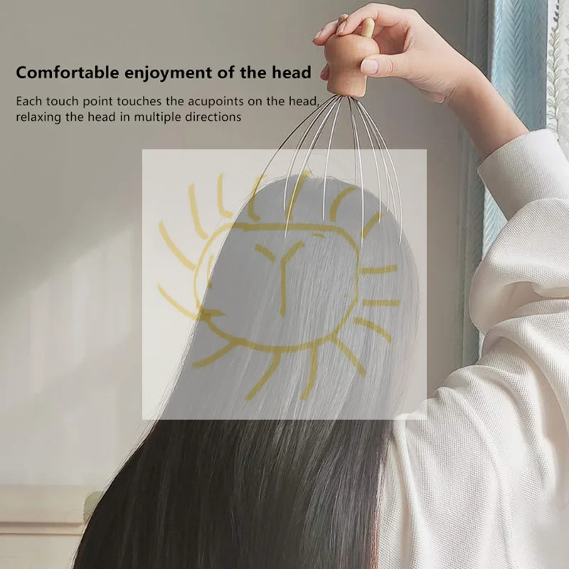 

1 шт. массажер для головы, царапающий осьминог, кожу головы, 12 лап, экстрактор без душа, божественная голова, расслабляющий для извлечения волос, здоровый уход