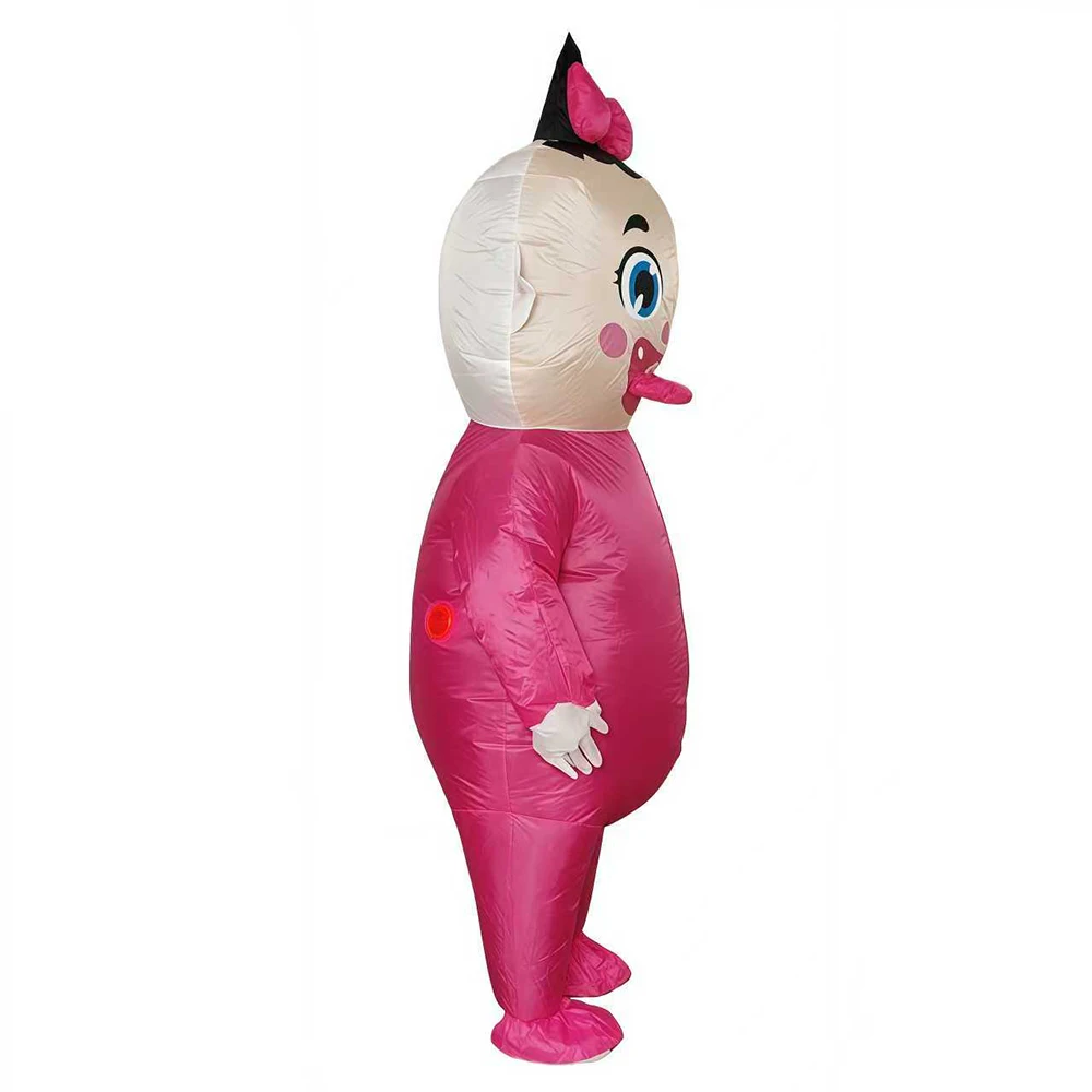 Adulto gigante inflável bebê cosplay traje explodir bebê vestir-se jogar gênero do bebê revelar halloween engraçado conjunto presente do feriado
