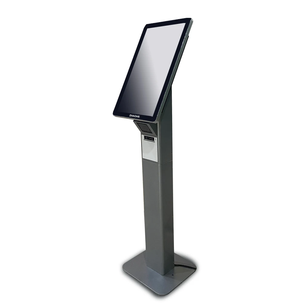 Bild 6: IPS 10-Punkt-Multi-Touchscreen Self-Service Pos Kiosk Besuchermanagement mit Reisepassleser
