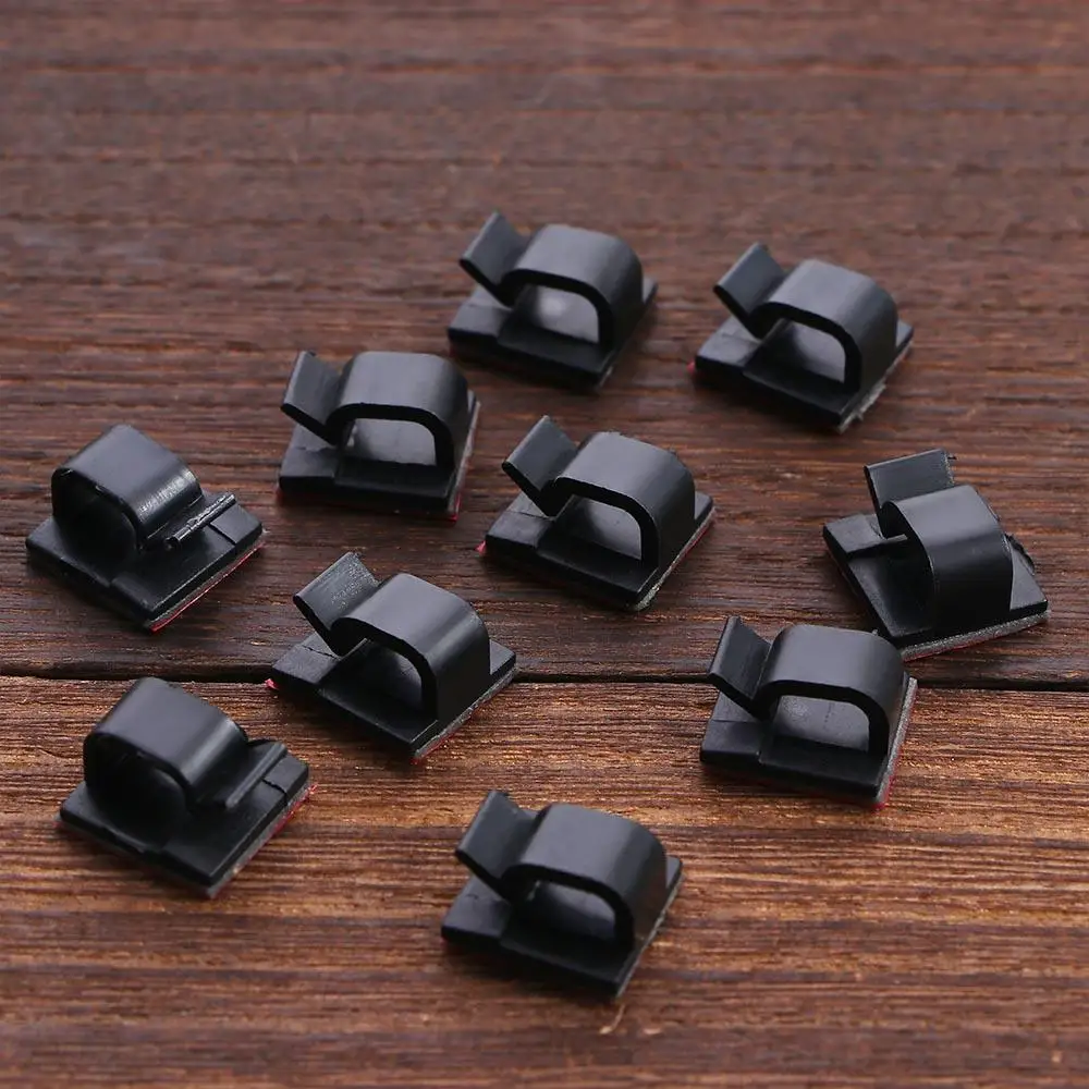 Plastic Desk Storage for Car Dash Bucket Clips Holder Cable Clips Wire Tie Cable Cable Management Cable Clamp Cable Winder