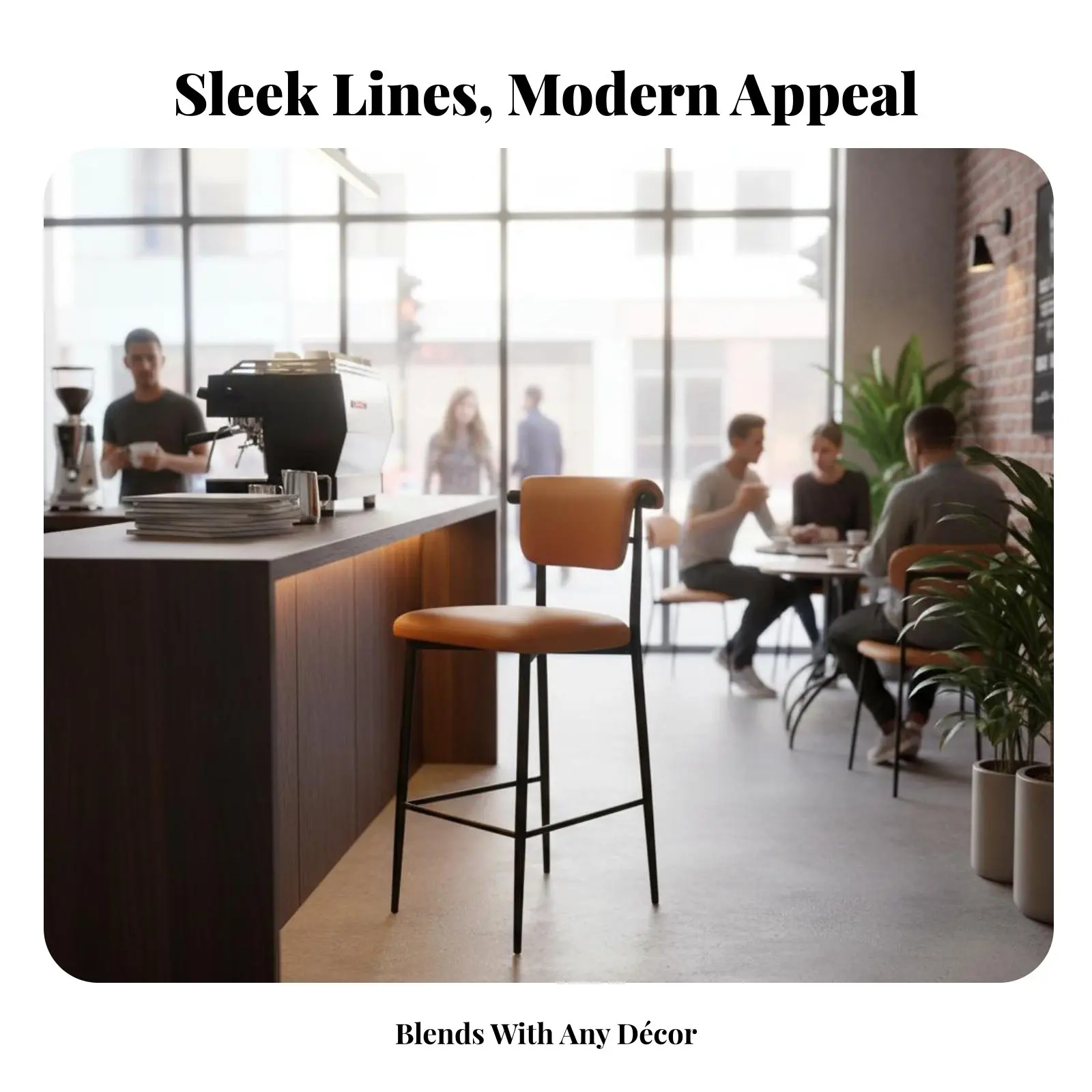 

Низкий барный стул Lowrear: легкая роскошь, минималистичный дизайн с подлокотником для взрослых, для владельцев баров, для бистро