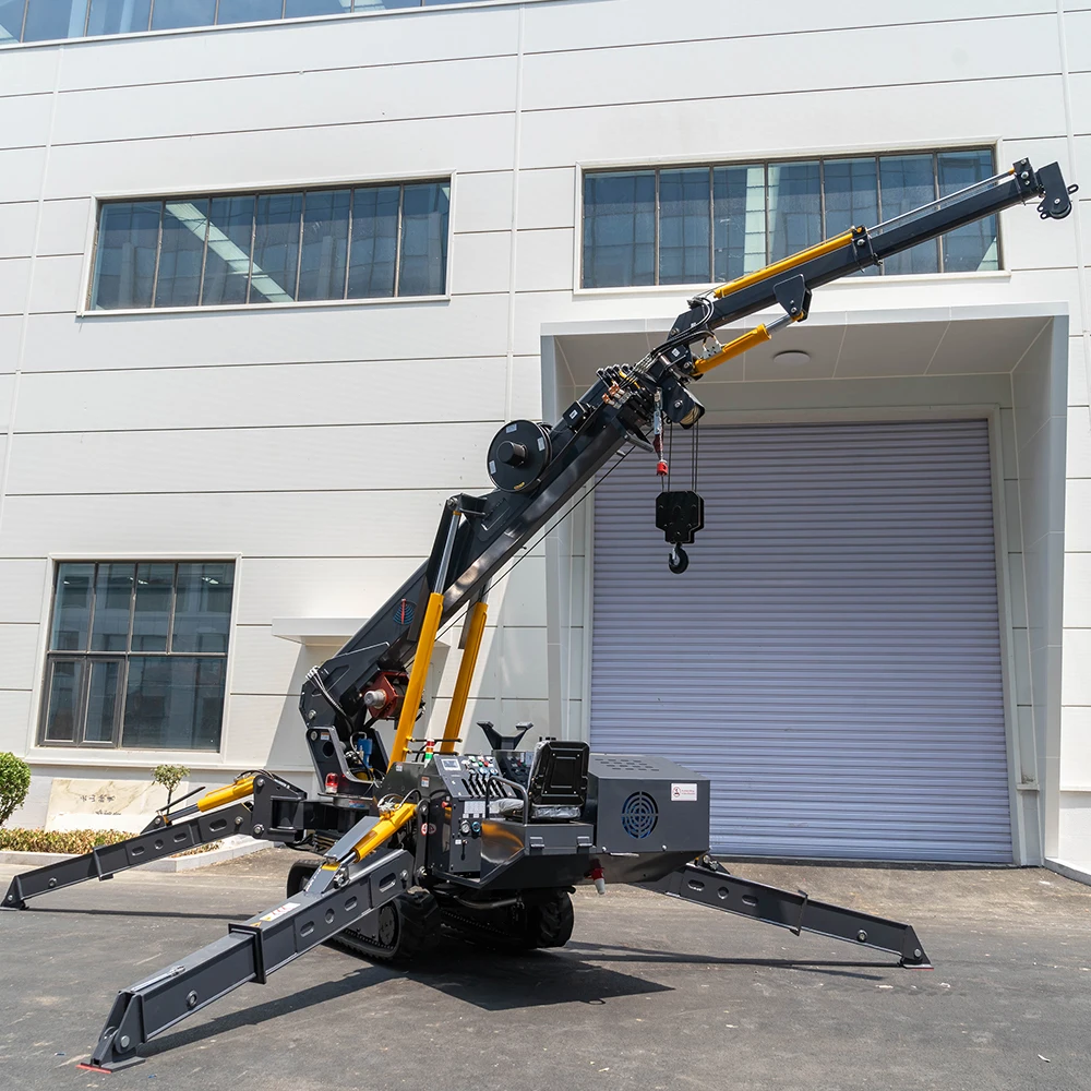 2T, 4T, 6T, 8T, 12T Spider Cranes, Hoists, Personnel Suspension Baskets, Glass Suction Cups, Spider Cranes with Flying Arms