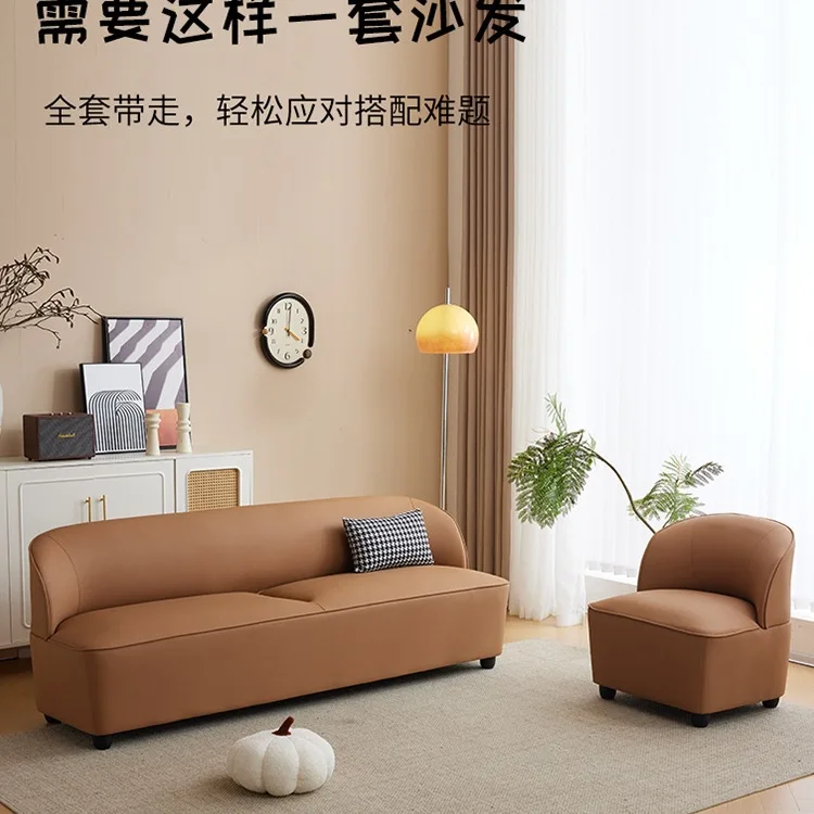 

Маленький диван, простая двухместная тройная маленькая квартира, офис, магазин одежды, парикмахерская, кафе, диван из кожи и ткани