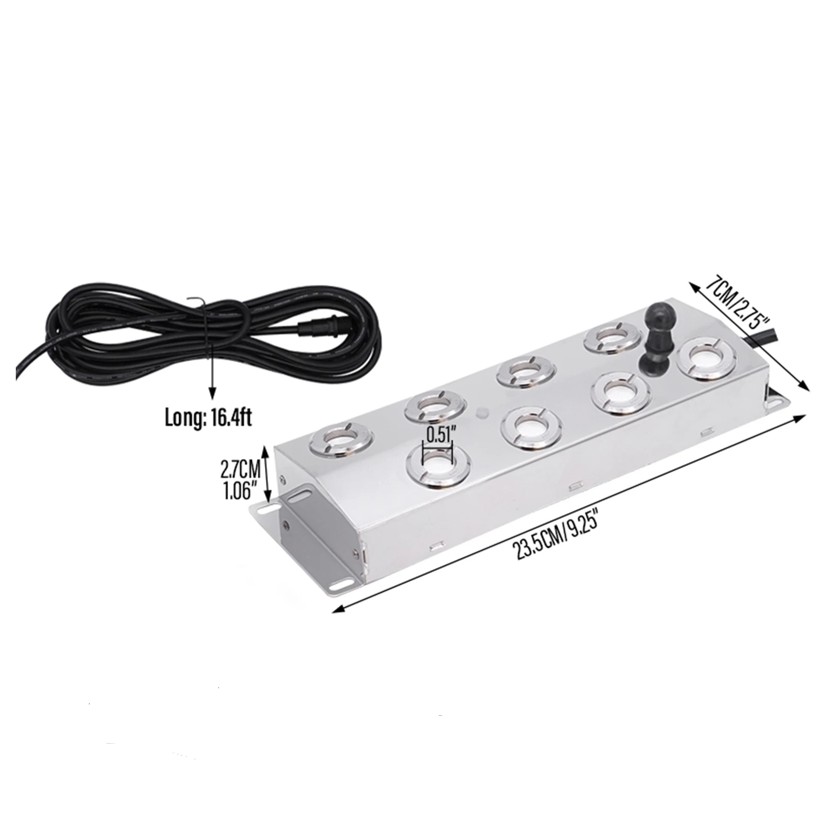 Firepig 8 Head 45V Industrial Ultrasonic Fogger Hydroponics Atomizer Mist Maker 1.7Mhz