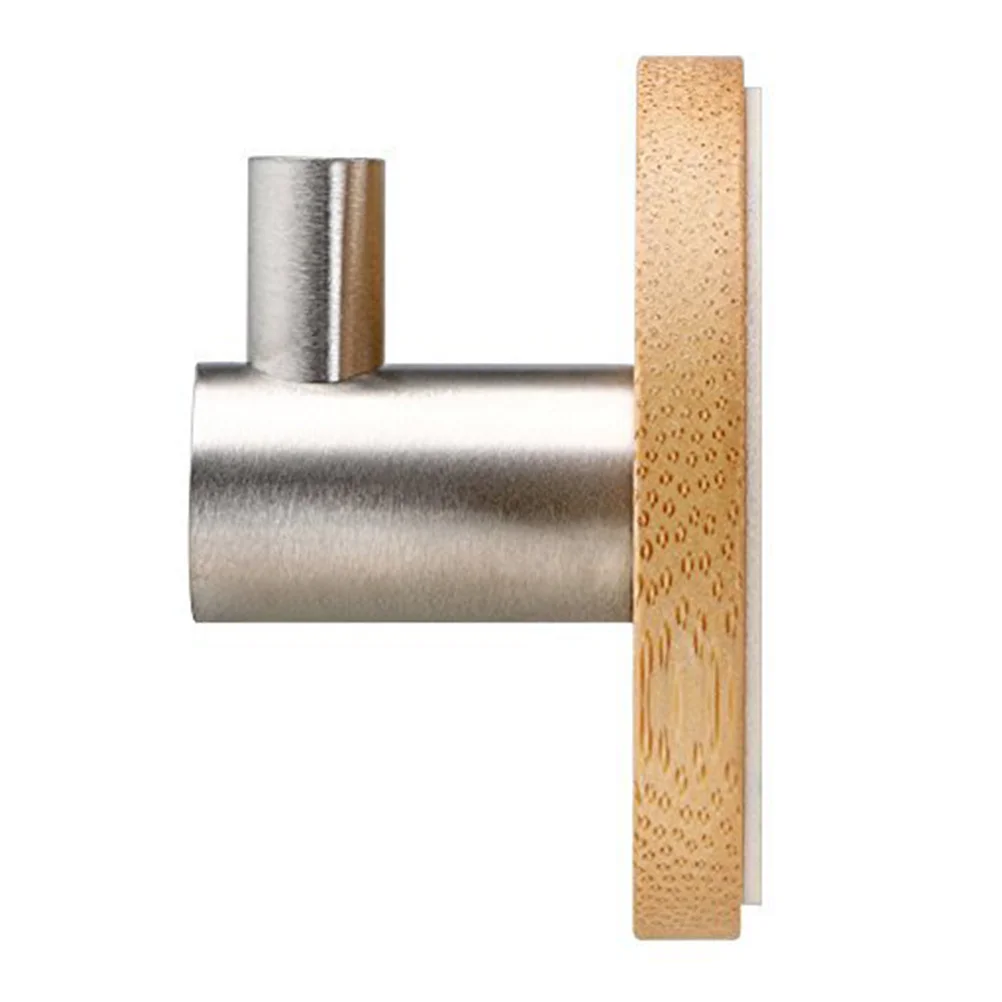 

2pcs Stainless Steel Clothes Hanger Wall Mount For Coat Scarf Accessories Holder Bathroom Kitchen Decorative Storage Utility