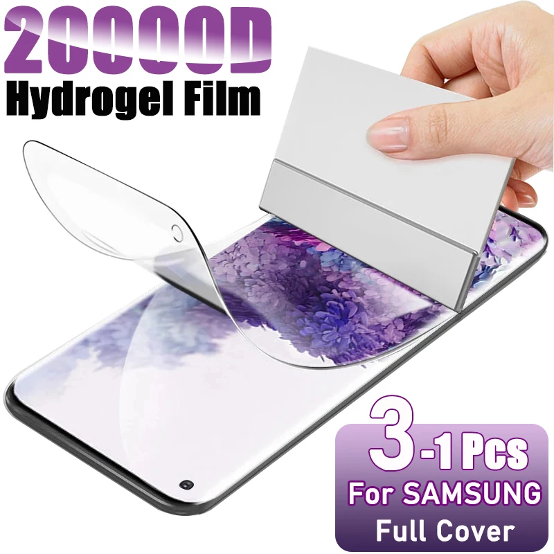 

Hydrogel Film For Samsung Galaxy S21 S22 Ultra Plus Screen Protector Note 20 10 9 S10 S9 8 S20 Plus S10E S20FE 5G S 22 Not Glass