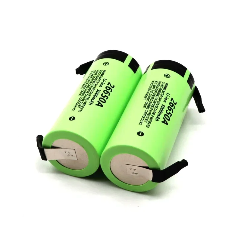 2-10PCS Original Panasonic 26650A 26650 5000mah 3.7V High Capacity Lithium Rechargeable Batteries For Flashlight Electric Car