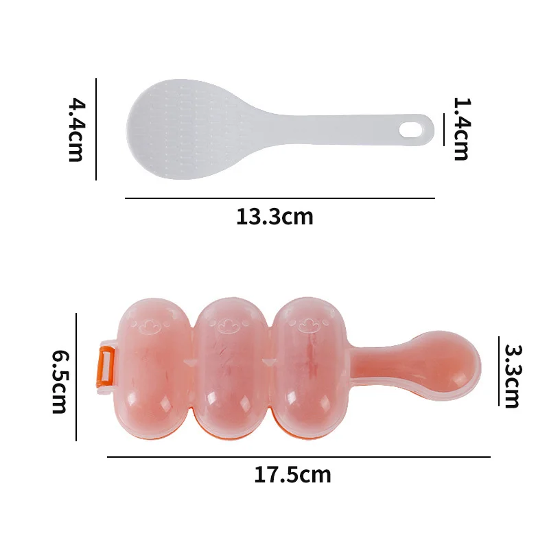 

Children Shaking Music To Make Moulding Mold for Rice Balls Shake It and Feed The Baby with A Feeding Tool Vegetable Roll Mold