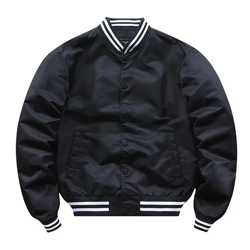 

unload Green Baseball Jersey Men's Spring and Autumn 2025 Outdoor Leisure Pilot Bomber Jacket Couple Sports School Team Jacket