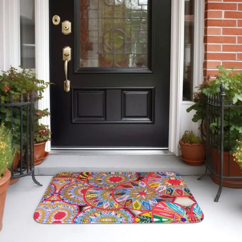 Custom Ethiopian Habesha Art Front Door Floor Entrance Welcome Mats  Kitchen Bathroom Doormat Bedroom  Room Carpet Rug Footpad