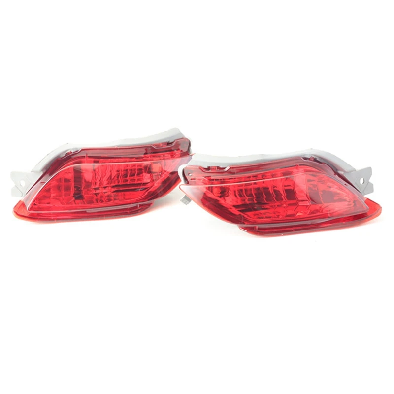 1Pair Car Rear Bumper Fog Light Parking Warning Reflector Taillights For Toyota VIOS NCP93 2008-2013