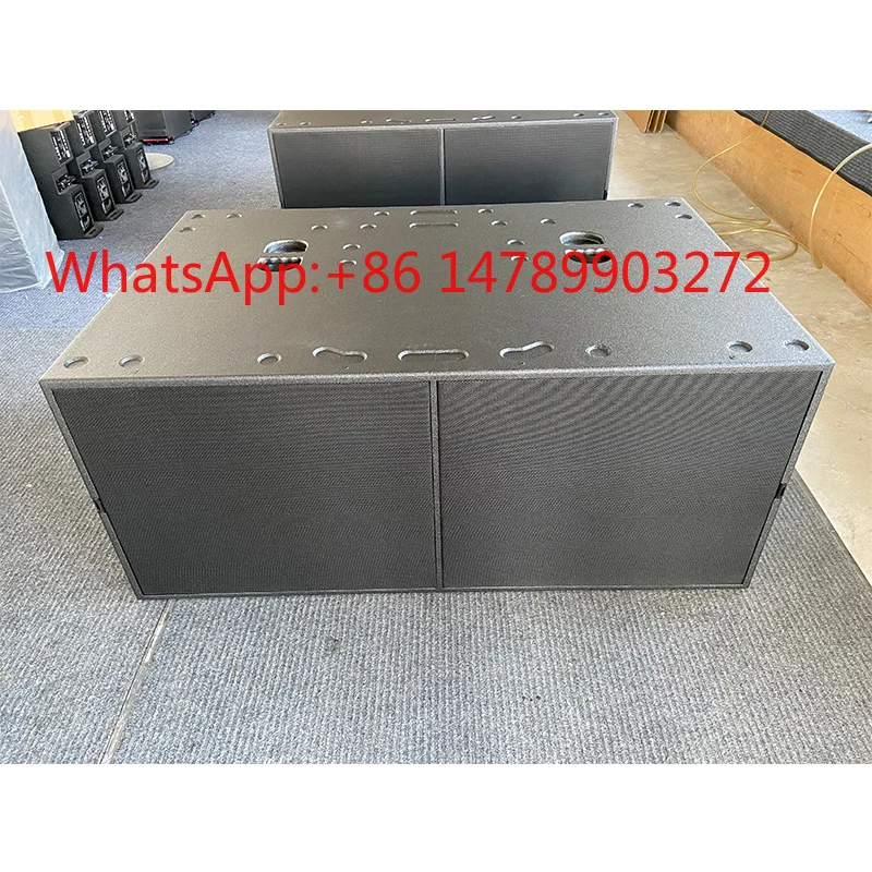 Dual 21 Inch 3000W Passive Subwoofer Wooden Bass Speaker for Outdoor Concert