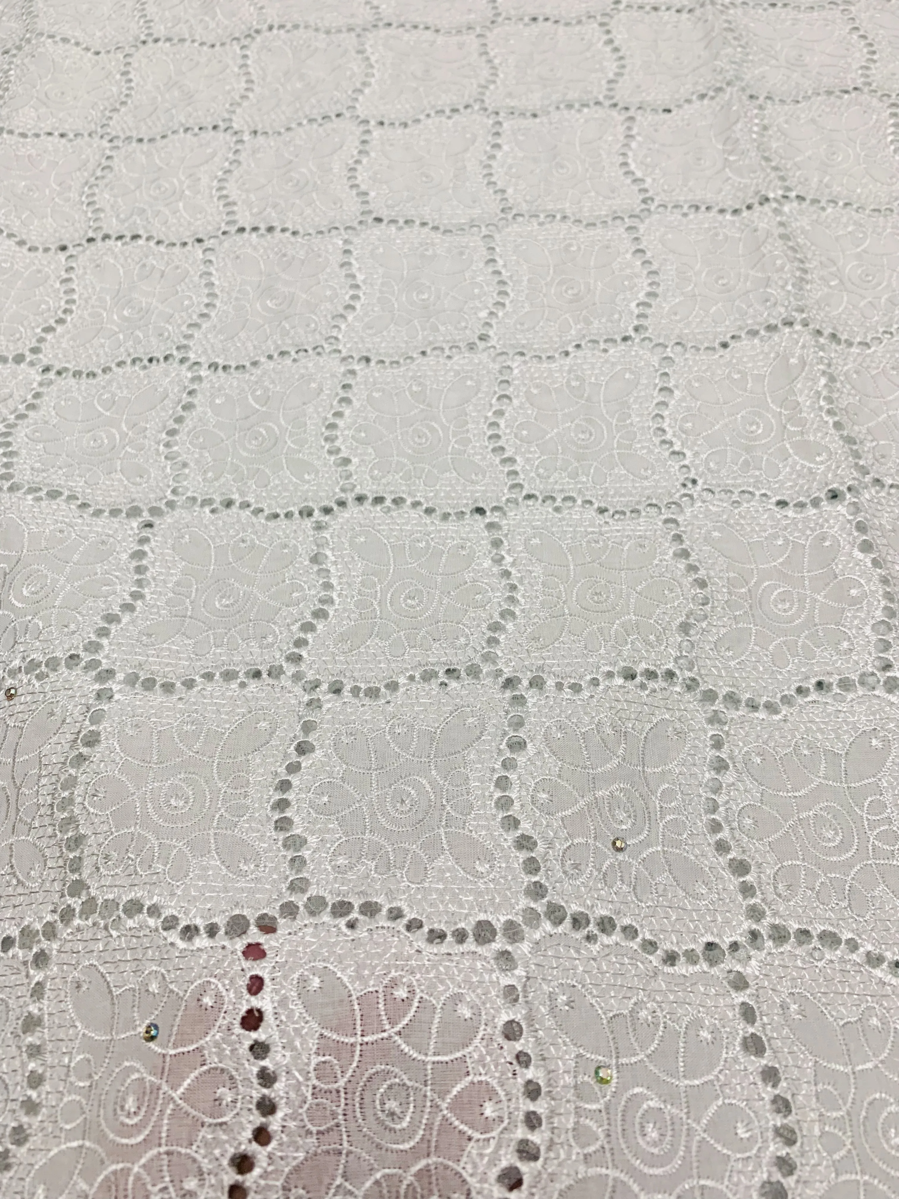 Nigerian lace fabric 2024 New Arrival High Quality Swiss Dry Cotton Lace Fabric For Nigerian Wedding Sewing Dress