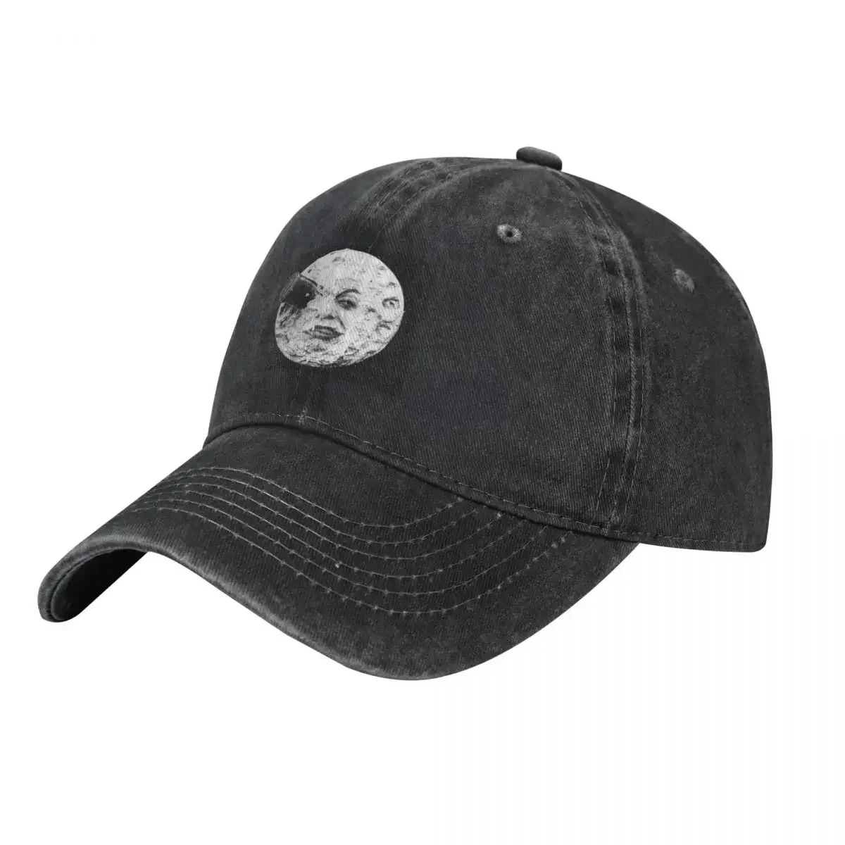 

Georges Melies Moon tribute Baseball Cap Big Size Hat fashionable derby hat Male Women's