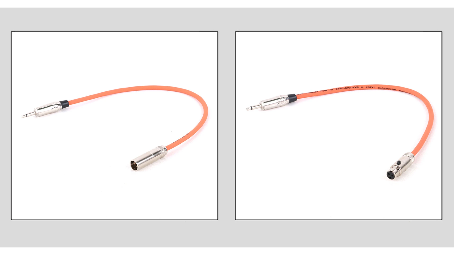 3-poliges Mini-XLR-zu-Mini-Buchse 3,5-mm-Mono-Audiokabel 3,5 "ts Stecker zu Mini-XLR-Stecker/Buchse Adapter-Farb kabel für Kamera-Kopfhörer – Detail 7