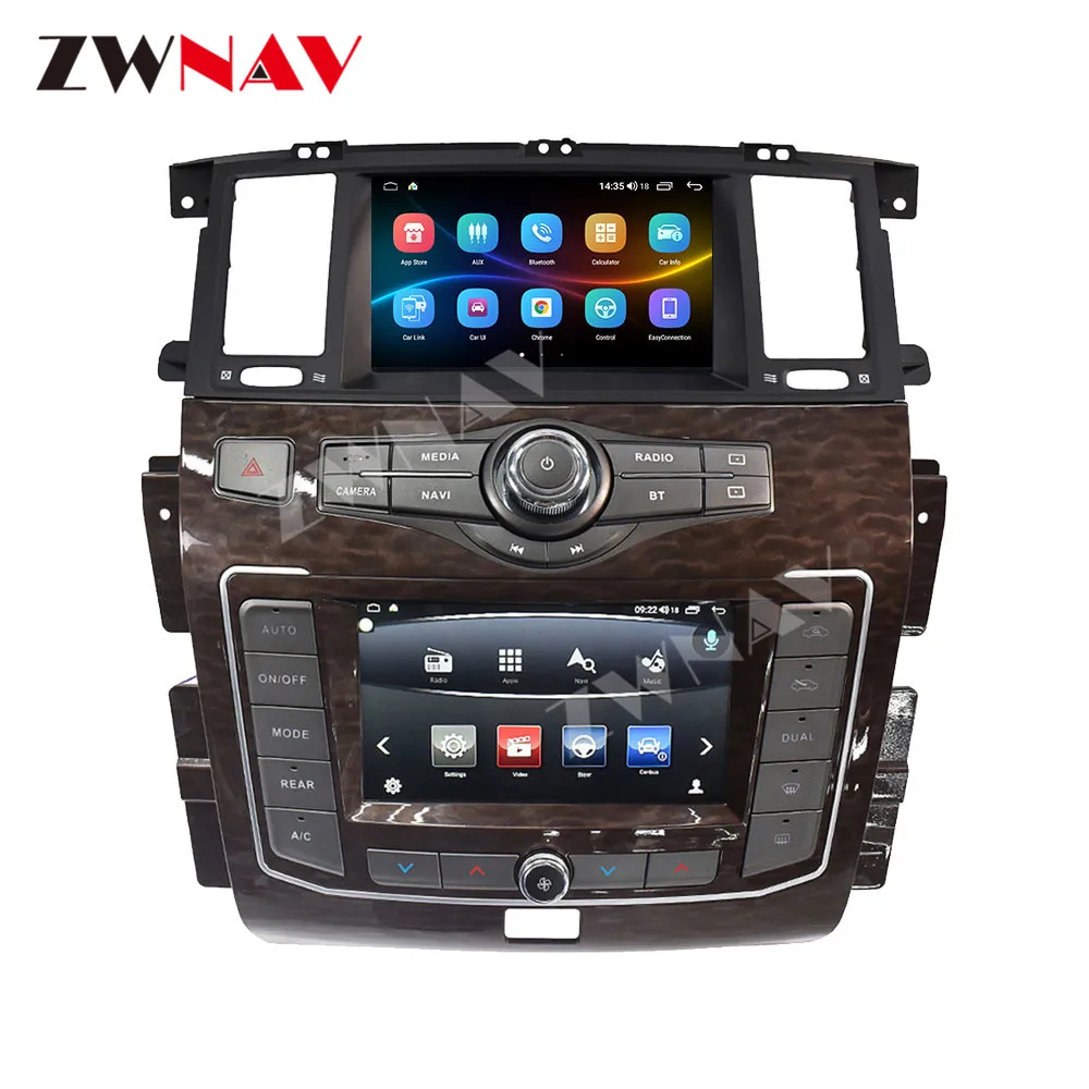 

Dual 10.25 Inch Touch Screen For Nissan Patrol Y62 Android 14 GPS Navigation WIFI 4G BT Carplay Car Multimedia Player Head Unit