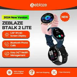 Nowy inteligentny zegarek 2024 Zeblaze Btalk 2 Lite Voice Calling Duży 1,39-calowy wyświetlacz IPS 100 trybów sportowych 24H Monitor zdrowia Smartwatch