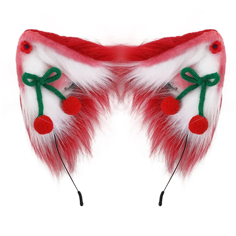 

Handmade Fluffy Headbands Cosplay Women Animal Ears Hair Hoop Girls Hairband Holiday Party Cosplay Costume Headpiece Kids Gift