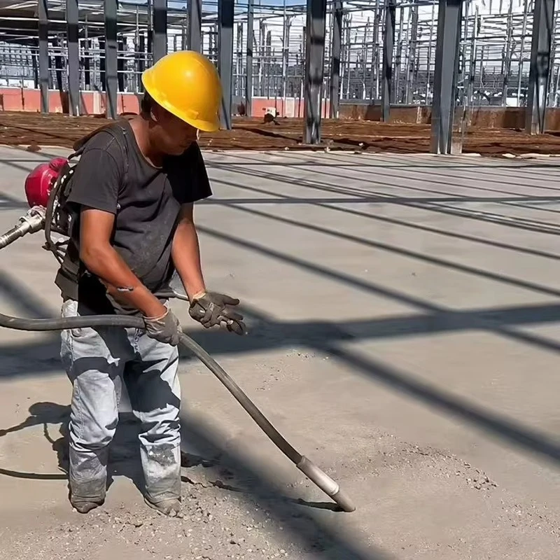 Factory Direct Backpack Concrete Vibrator Portable Compactor for Buildings