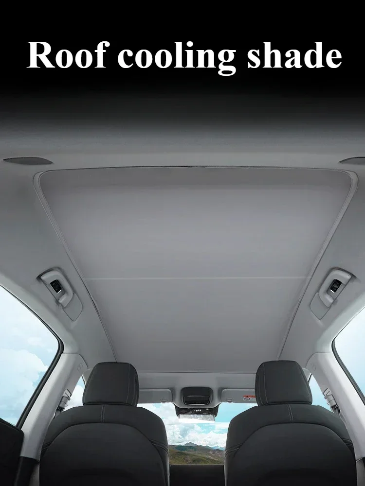 Sunshade Panoramic Skylight Ice Crystal Sun Shield Car Roof Shade Waterproof Protector for XPeng G6