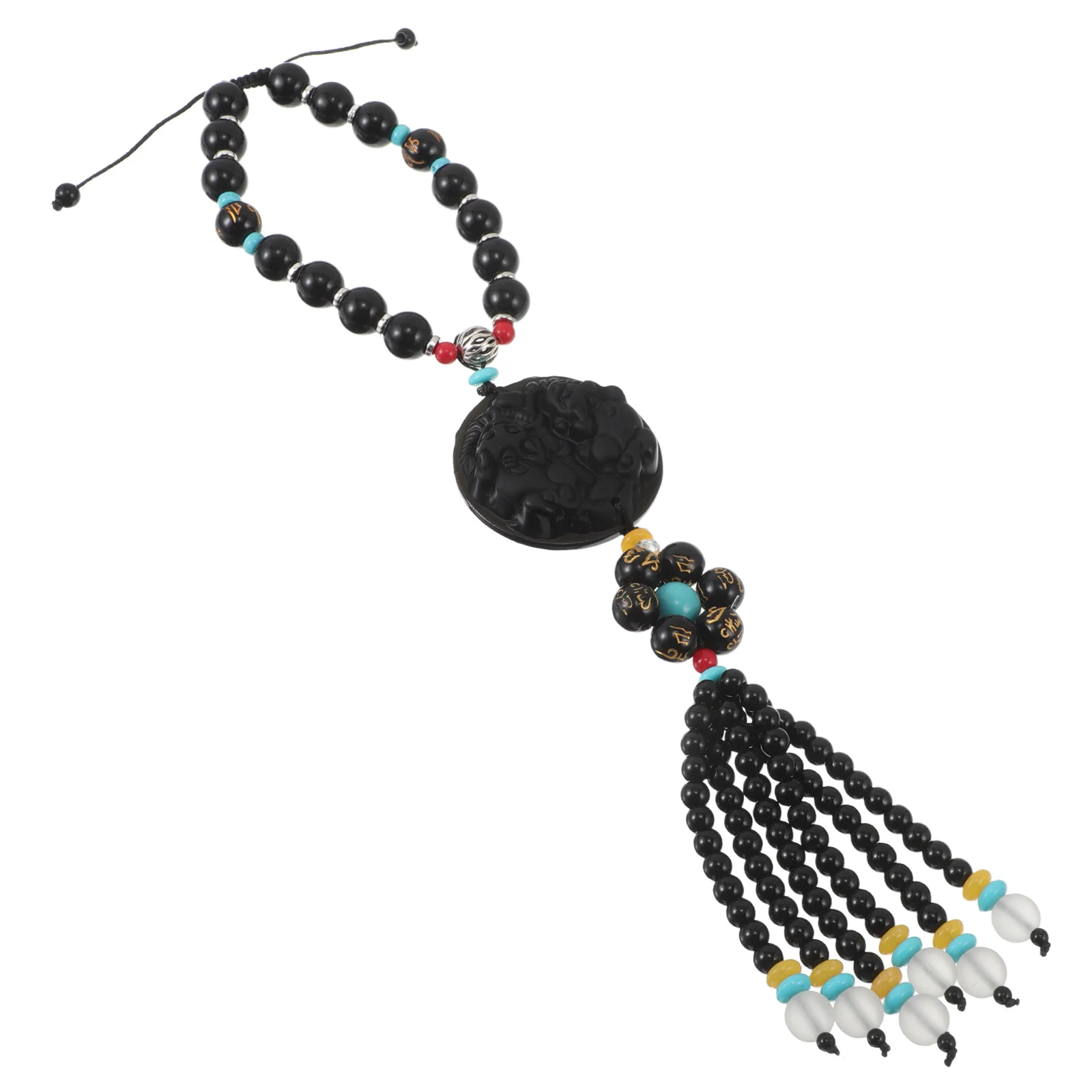 

Car Rearview Mirror Charm Traditional Chinese Gourd Pendant Car Interior Hanging Ornament for Good Luck