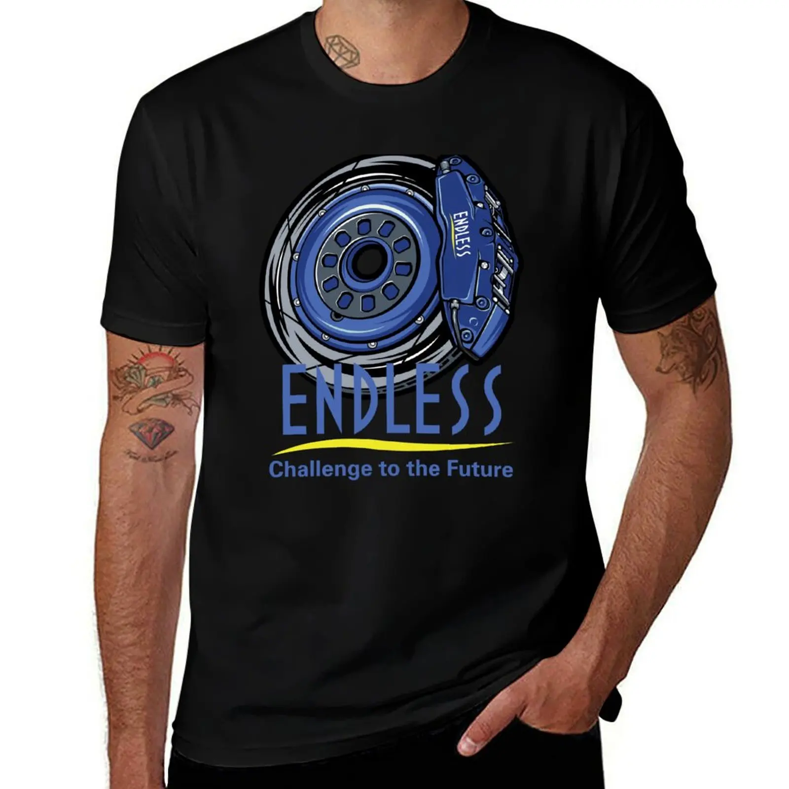 

JDM Endless Caliper Brake System T-Shirt anime stuff summer clothes kawaii clothes sports fans big and tall t shirts for men