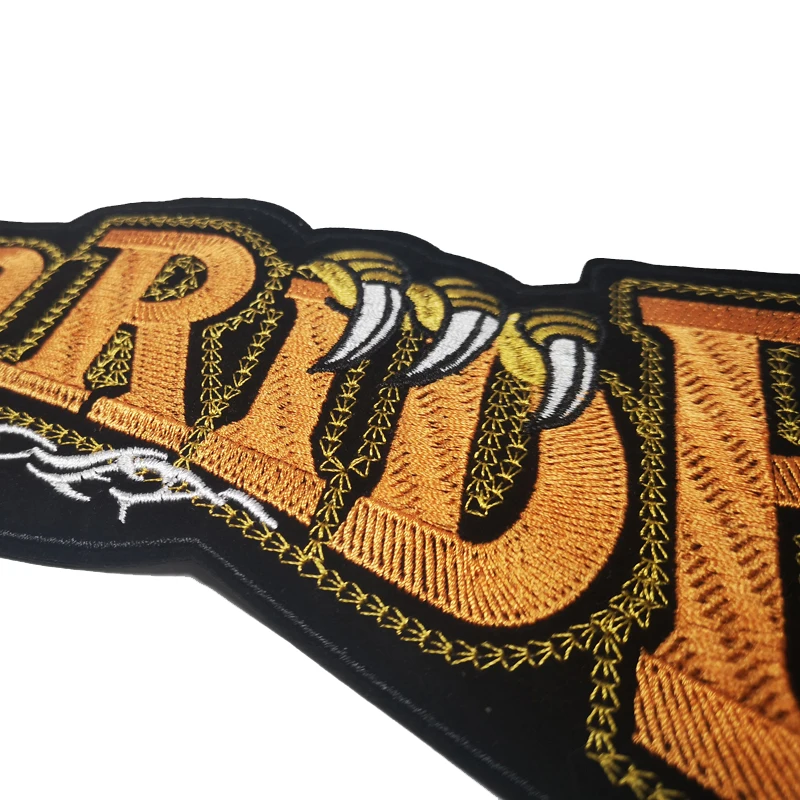 Live To Ride Eagle For Jacket Back Vest Biker badge Paw Claw Clothes ricamo Patch Applique accessori ferro su 30*11cm