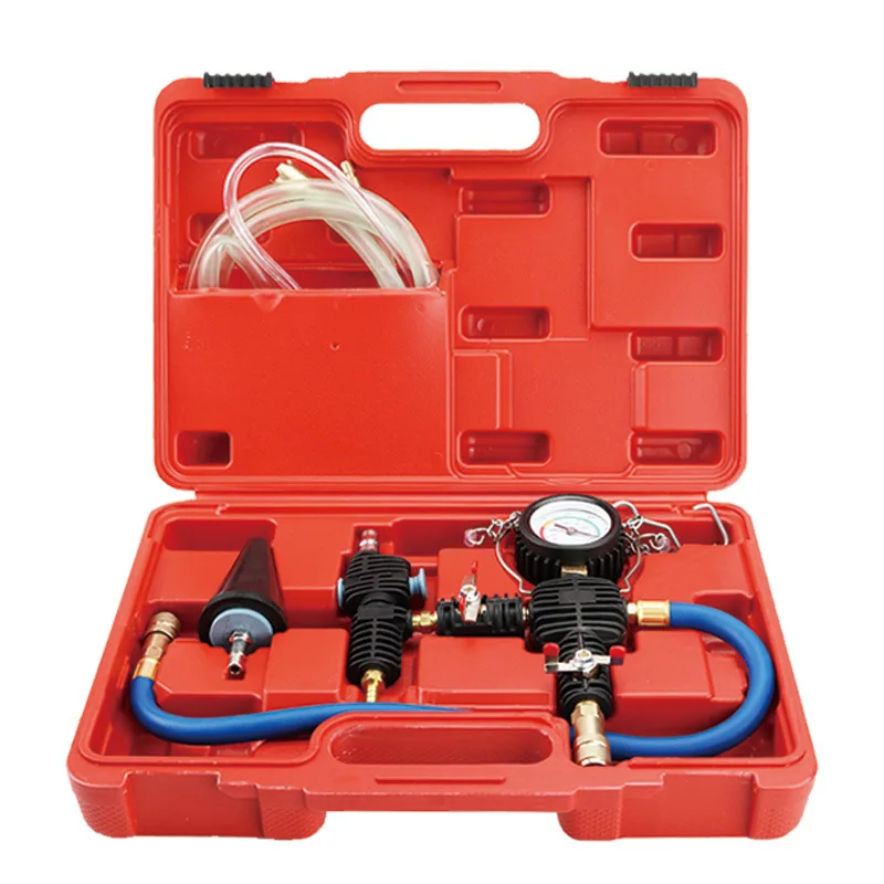 

Car Radiator Coolant System Vacuum Purge Water Antifreeze Changer Coolant Refill Tool Kit With Adapter Auto repair tools