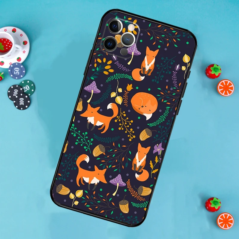 الشتاء الثعلب الثعلب قضية الهاتف آيفون 17 الهواء 16 15 14 13 11 12 برو ماكس 13 12 mini 15 16 زائد 16e غطاء فوندا #6