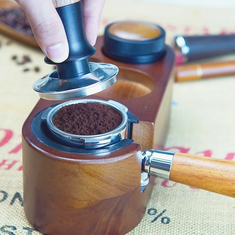 Prensa de Café Espresso com Força Constante, Distribuidor de Café, Ferramenta Niveladora, Prensa de Café 53mm