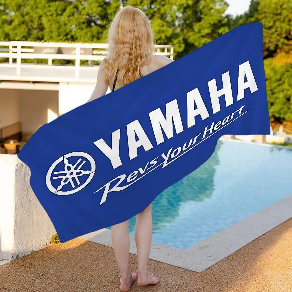Motorcycle Y-YamAha-S Anime Beach Swimming Towel Soft Absorbent Washcloth Children's Gifts for Kids Travel Camping Gym