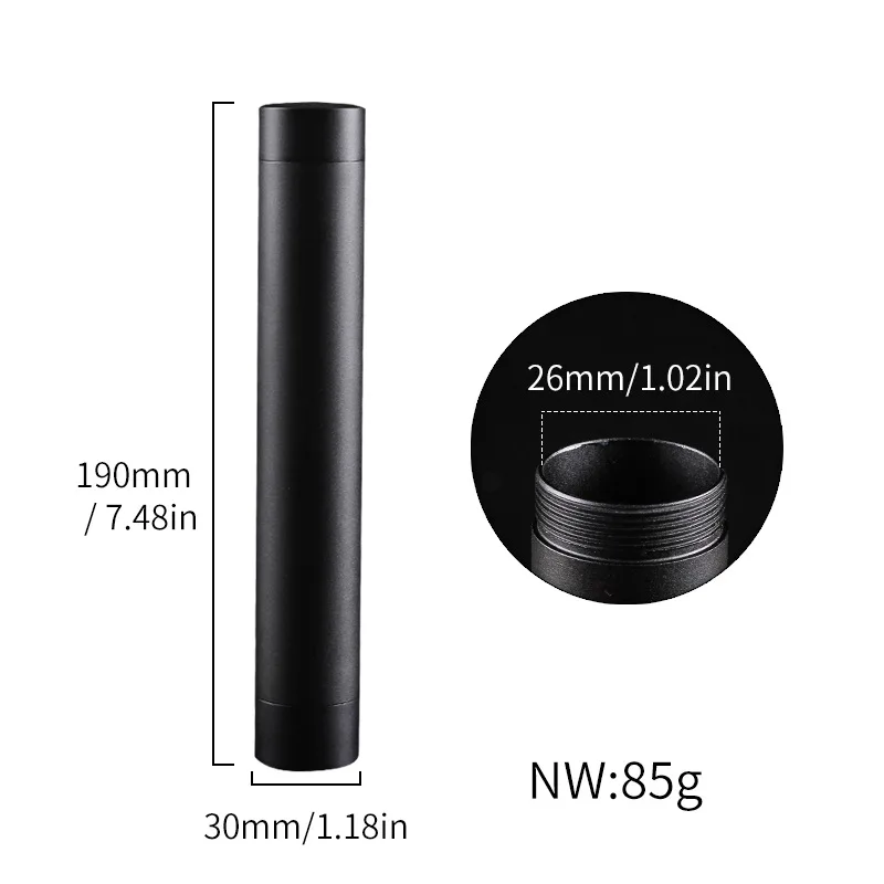 Metal Cigar Tube Mini Humidor, Single Cigars Case Storage Pipe Travel Pocket Smoking Accessories Tool Gift