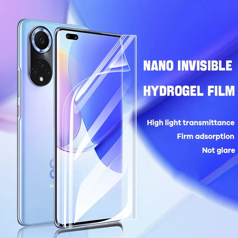 4Pcs Full Cover Hydrogel Film On The For Xiaomi Redmi Note 10 9 8 7 11 Pro Screen Protector For Poco X3 X4 NFC F3 MI 12X 11T Pro