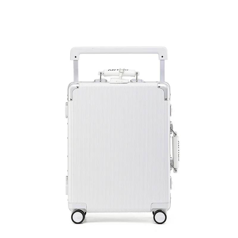 Wide Pull Rod Aluminum Frame Luggage 20-Inch Boarding Suitcase  24-Inch Suitcases travel Men's and Women's Fashionable luggage