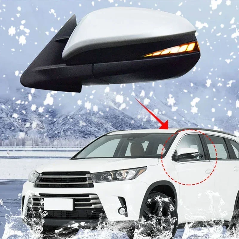 Rearview mirrors yellow light flowing water turn signals For Toyota HYBRID ESQUIRE