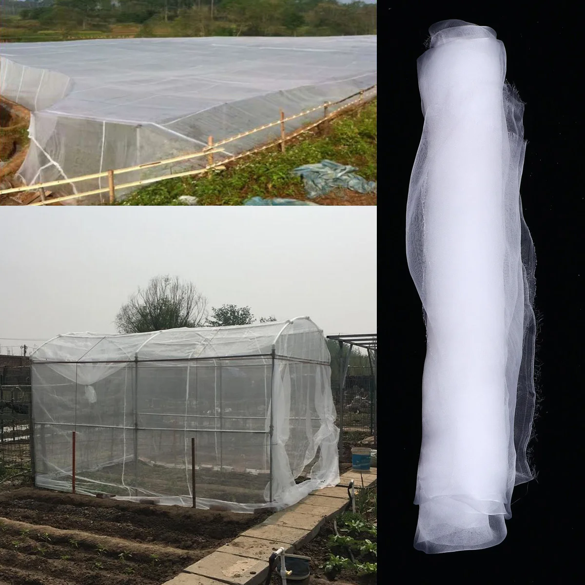 شبكة حماية الحشرات للنباتات، شبكة فصل متينة، غطاء حاجز الطيور في الحديقة لحماية المحاصيل والشجيرات في الهواء الطلق