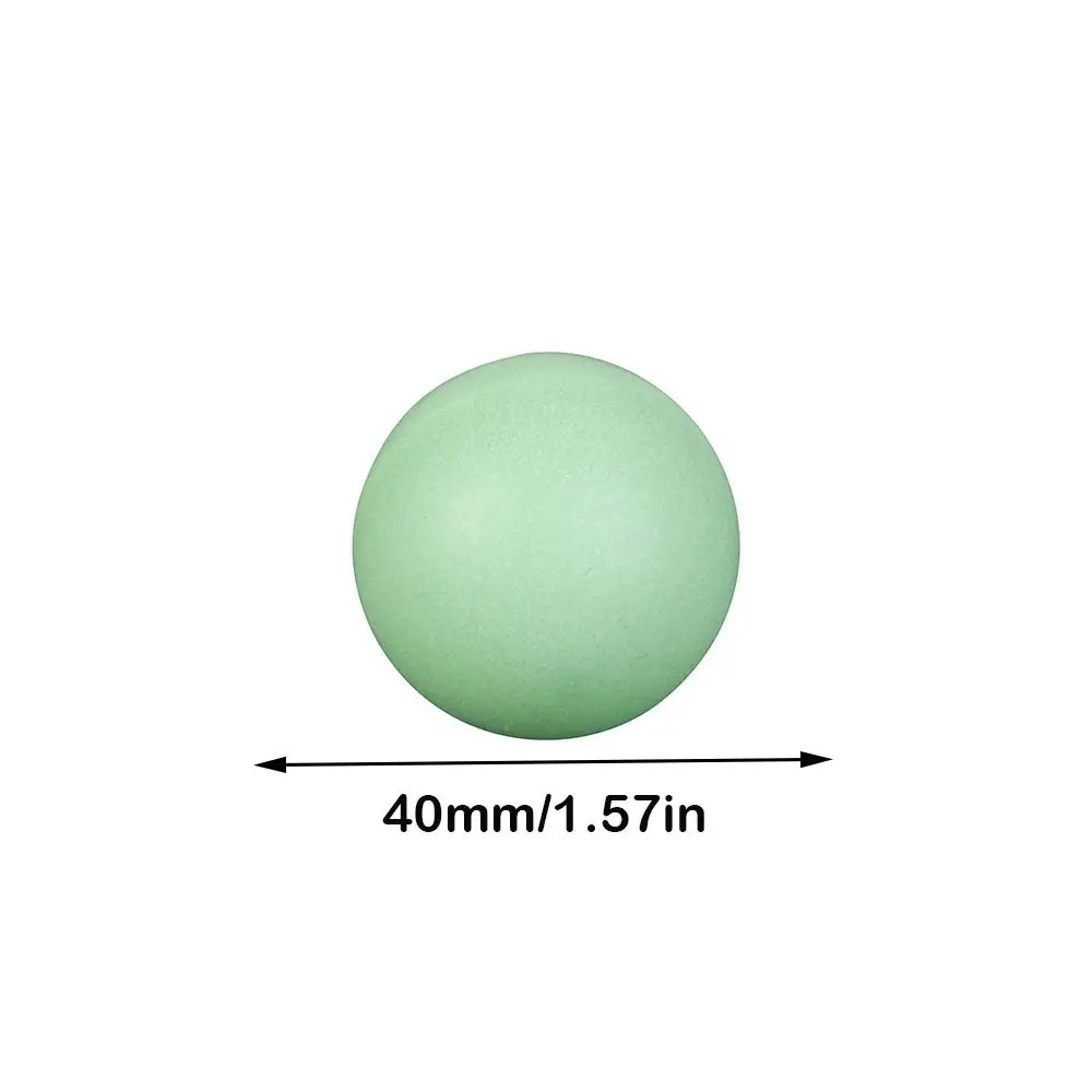 Pelota de Ping Pong luminosa de Material ABS para interiores y exteriores, pelotas de tenis de mesa duraderas de alta elasticidad, 10 piezas