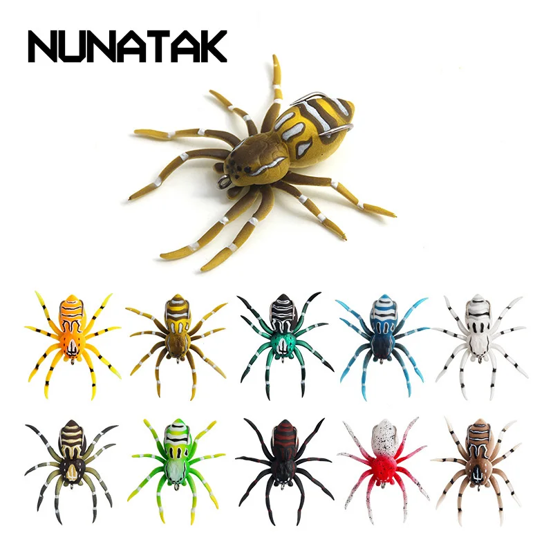 

NUNATAK Silicone Rubber DUCK Soft Lure Spider Lure 3G/6G Duck Lure Snakehead Baits TOPWATER Floating Lure Pike Fishing Baits