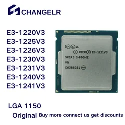 E3-1220V3 E3-1225V3 E3-1226V3 E3-1230V3 E3-1231V3 E3-1240V3 E3-1241V3 4Core 8Threads LGA1150 22NM 3.4GHz LGA 1150 1230 1231 V3