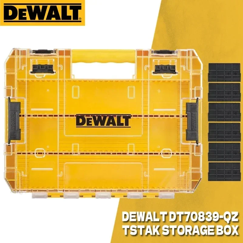 Imagem -05 - Armazenamento Resistente Dewalt Chave de Fenda Bit Peças Caixa de Armazenamento Dt70800 Dt70801 Dt70803 Dwan2190 N542474 Dt70839 Dt70716 Case de