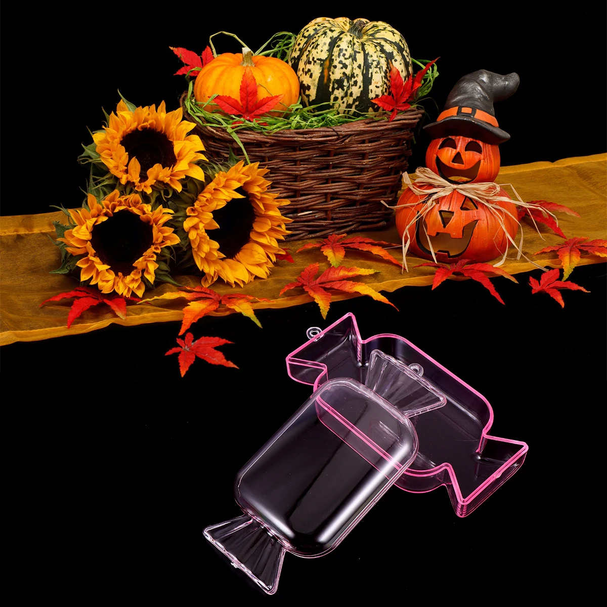 

12 Pcs Paper Candy Box Gift Boxes for Presents Party Transparent Polystyrene ( ) Holder