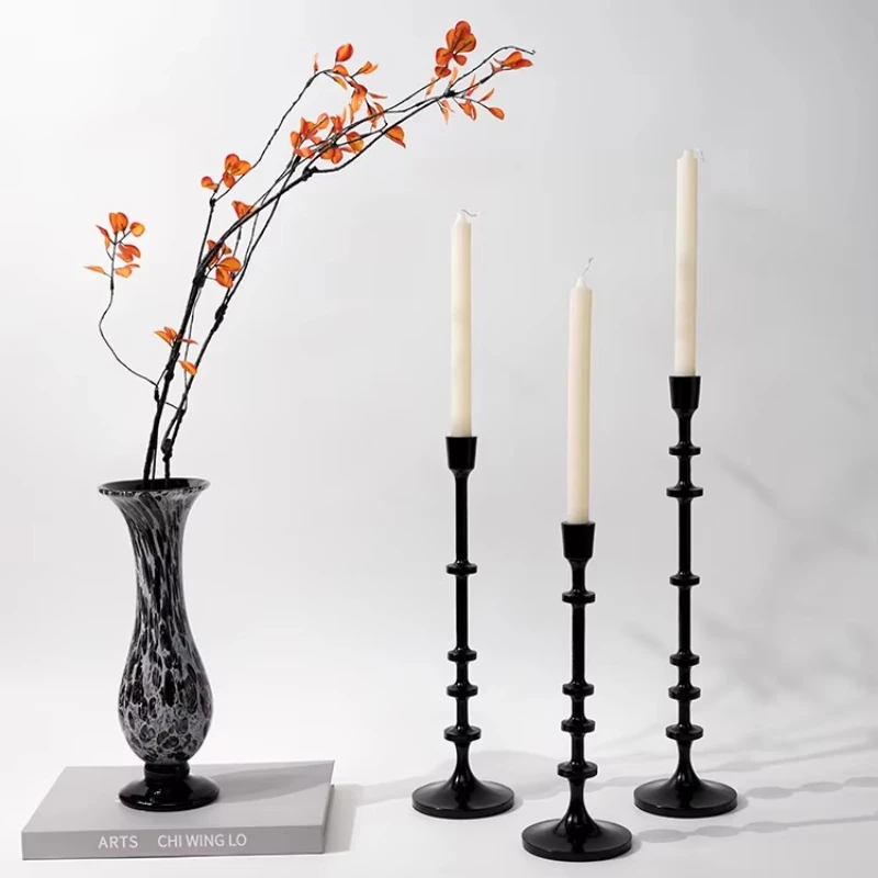 

Modern Wedding Table Chapel Lighting Decoration Luxury Simple Vintage Candlestick