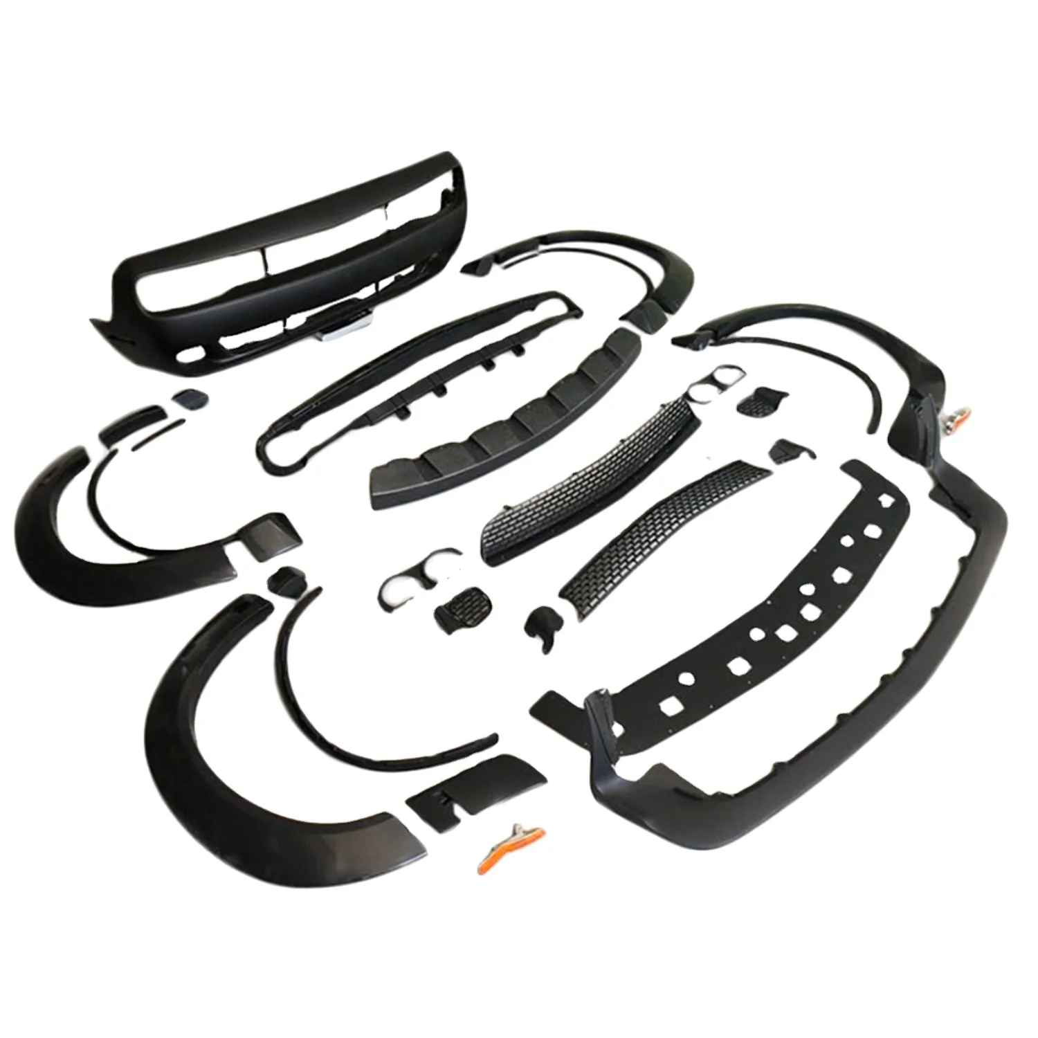 

BR Modification Club Demon Style Front Bumper Wide Fender Flares Car Bumper For Challenger 2008-2014