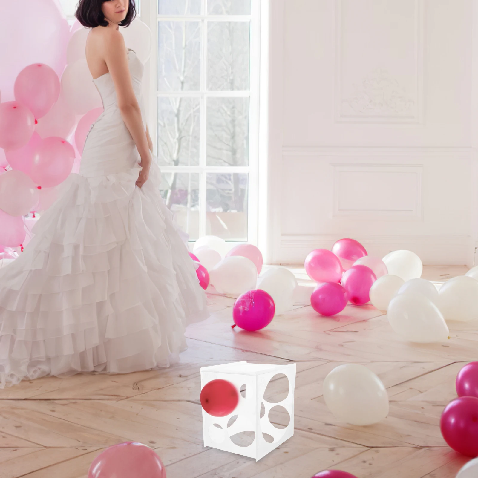 Balloon Sizer Holes Size Marker Essential Measuring Tool ABS Material Easy Assemble Disassemble Birthday Wedding