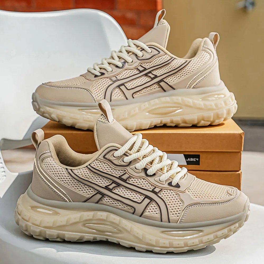 

2026 Men's Black Samurai Thick Bottom Dad Sneakers Casual Sport Shoes Fashionable Autumn Winter New Arrival Popcorn Sole Shoes