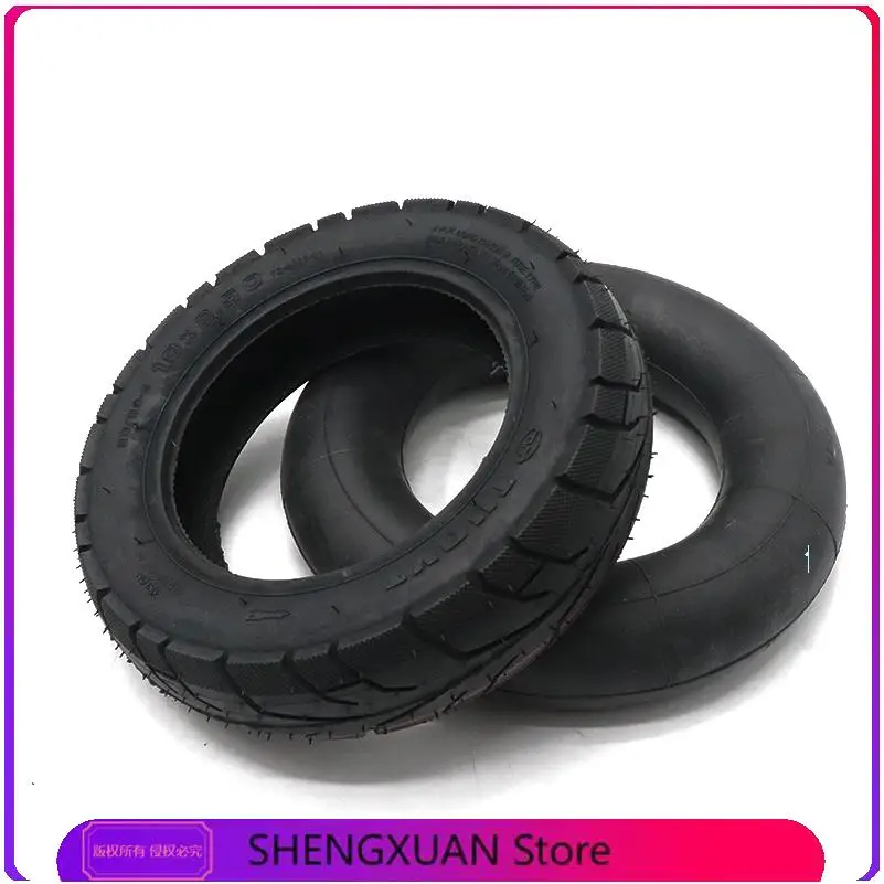 10 Inch 10*2.50 Electric Scooter Tire And Inner Tube Butyl Rubber Bent Valve Inflatable Tyre Universal Scooter Accessories
