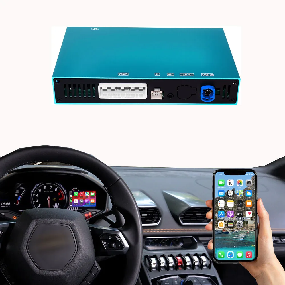 Smart MMI Wireless CarPlay Huracan 2012-2019 Mirror Link AirPlay Car Play Android Auto Navigation Reverse