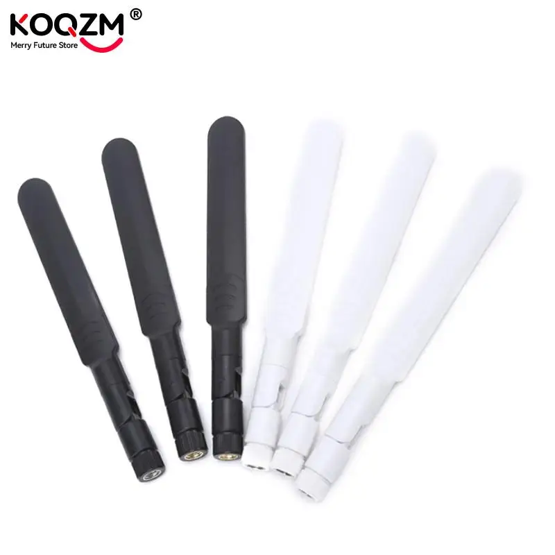 Enrutador WiFi inalámbrico de doble banda, 8dBi, 2,4 GHz, 5GHz, 5,8 GHz, envío de antena plana de lechada, omnidireccional, Agujero interior SMA de