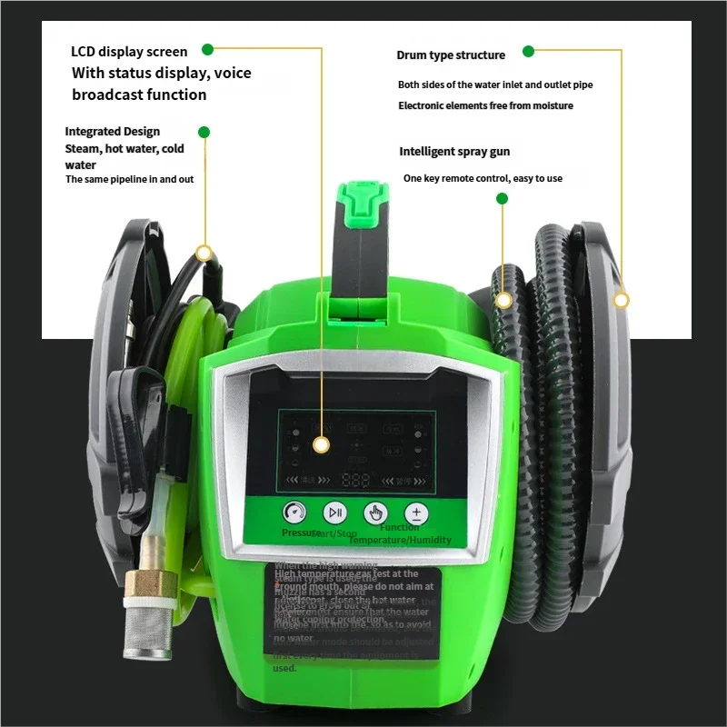 C30S/20S high-temperature, high-pressure ozone steam cleaning machine cleaner pulsating ozone pipeline oil smoke air conditionin - view 3