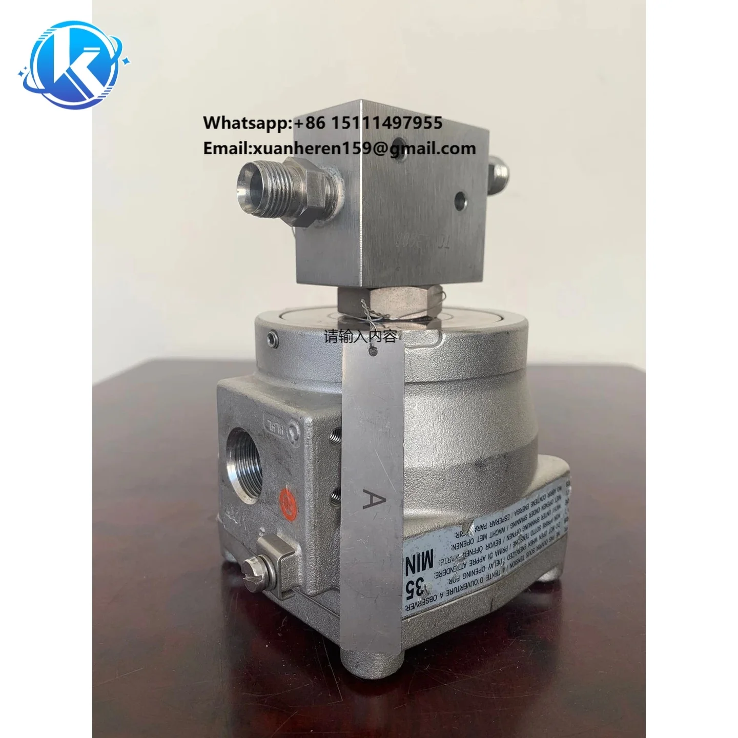 

ORIGINAL SUPPLY ASCO/SOLENOID VALVE/WSNFET8327B302/NF-M12-II/YEAR:2022 LOC#A107